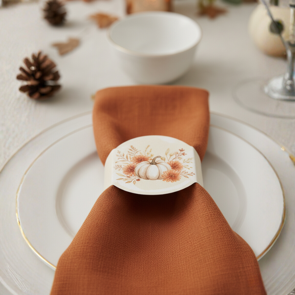 Printable Thanksgiving Napkin Rings