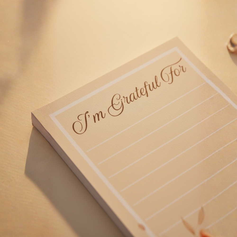 Thanksgiving Gratitude Card | Printable “I’m Grateful For” Sheet | Friendsgiving Activity | Autumn Floral Pumpkin Design